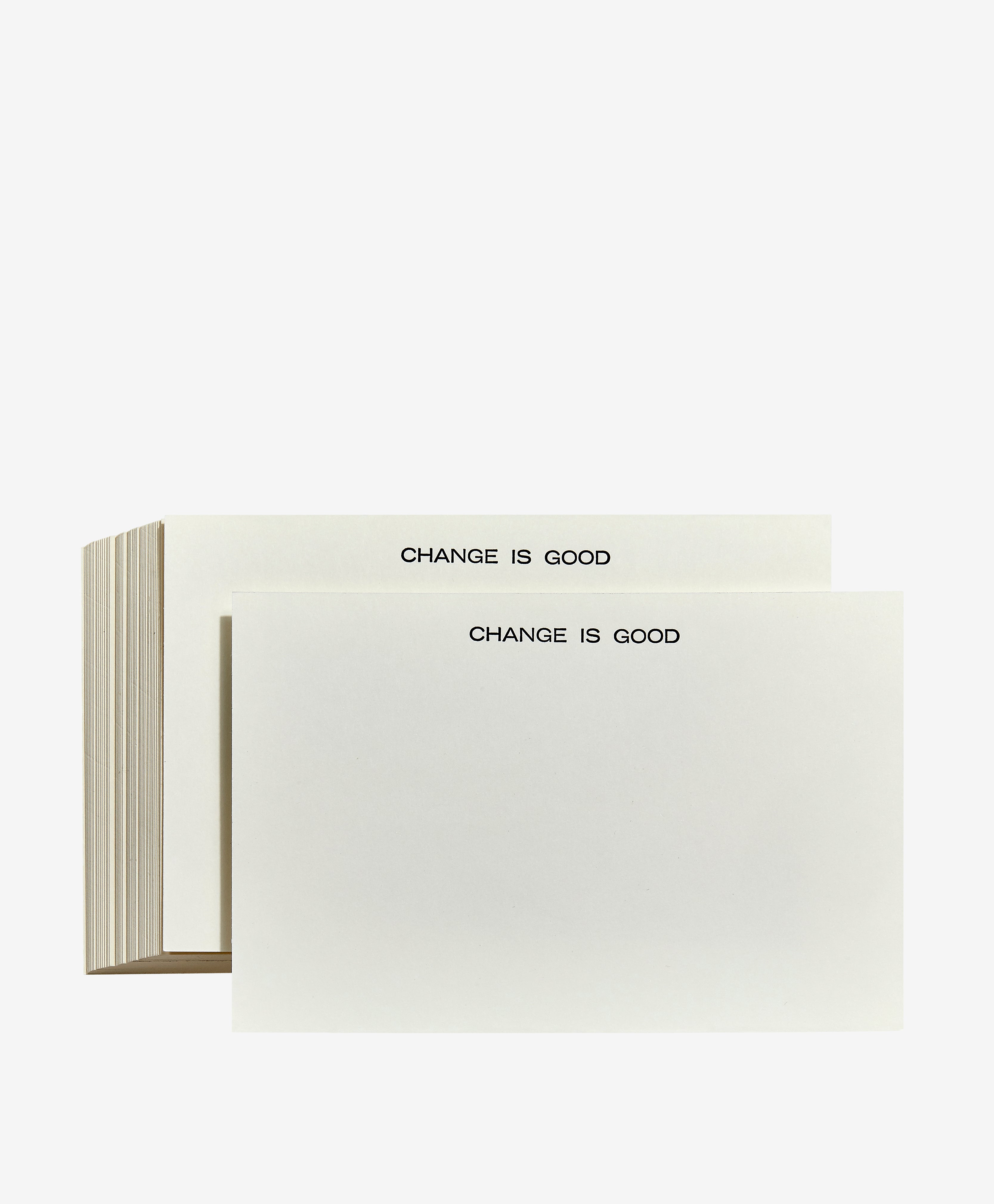 Letterpress Personalized Memo Tray Cards