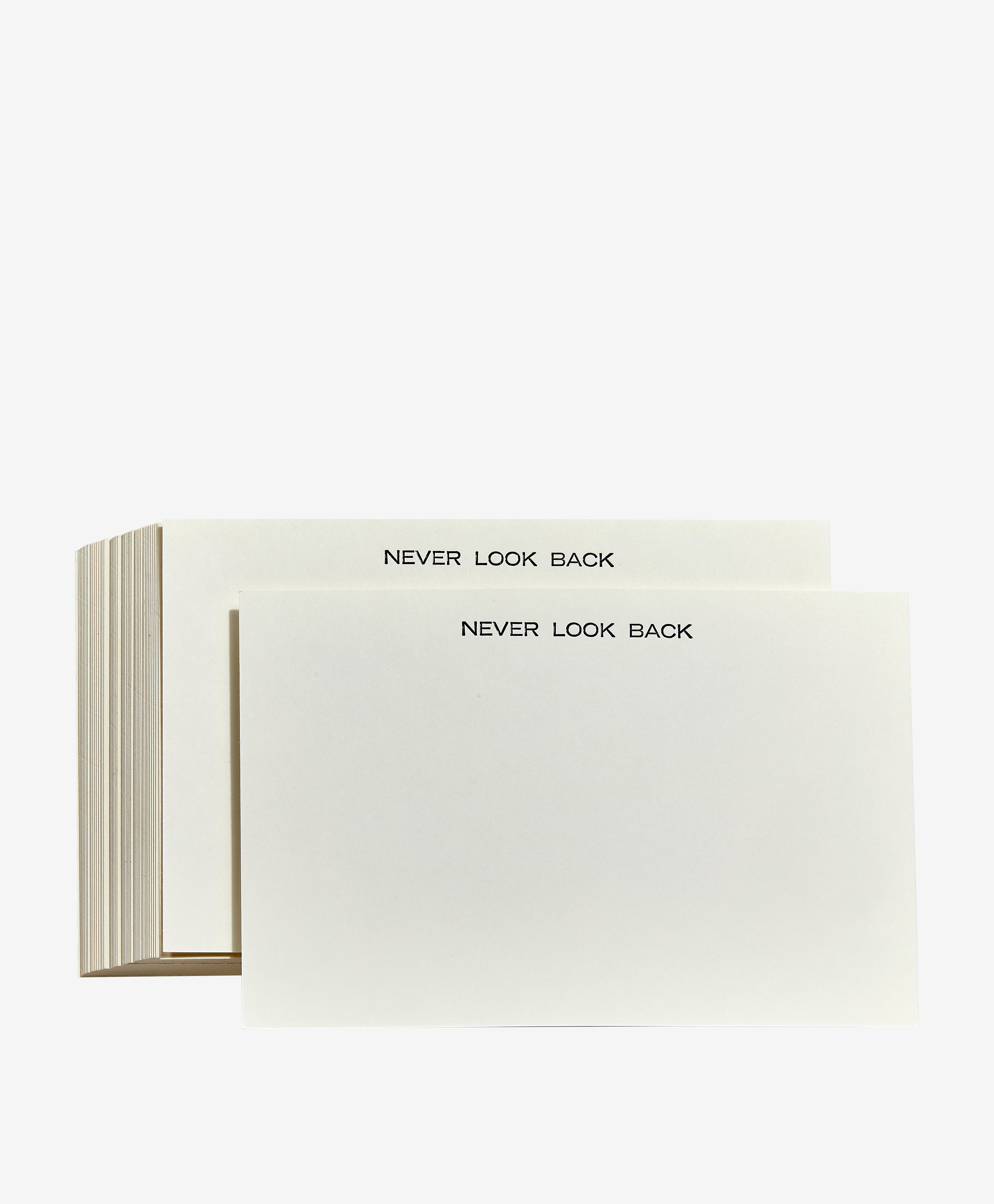 Letterpress Personalized Memo Tray Cards