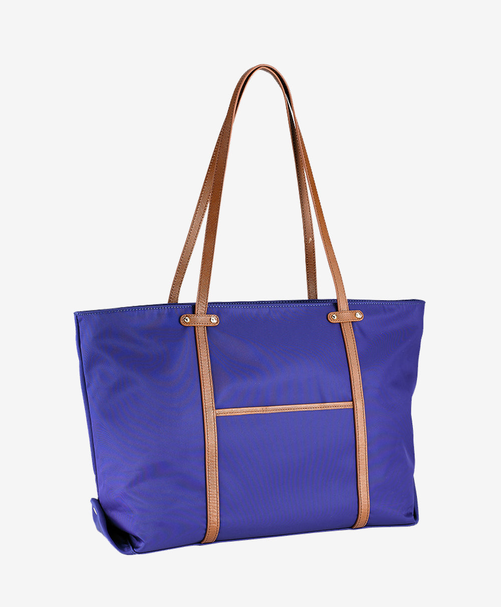 Cobalt Union Square Tote Italian Nylon