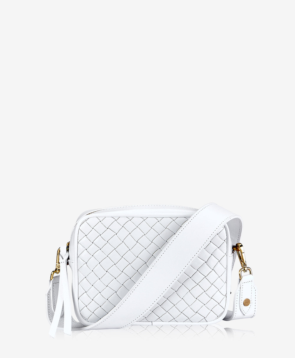 crossbody bag for travel white Gigi New York | Madison Crossbody