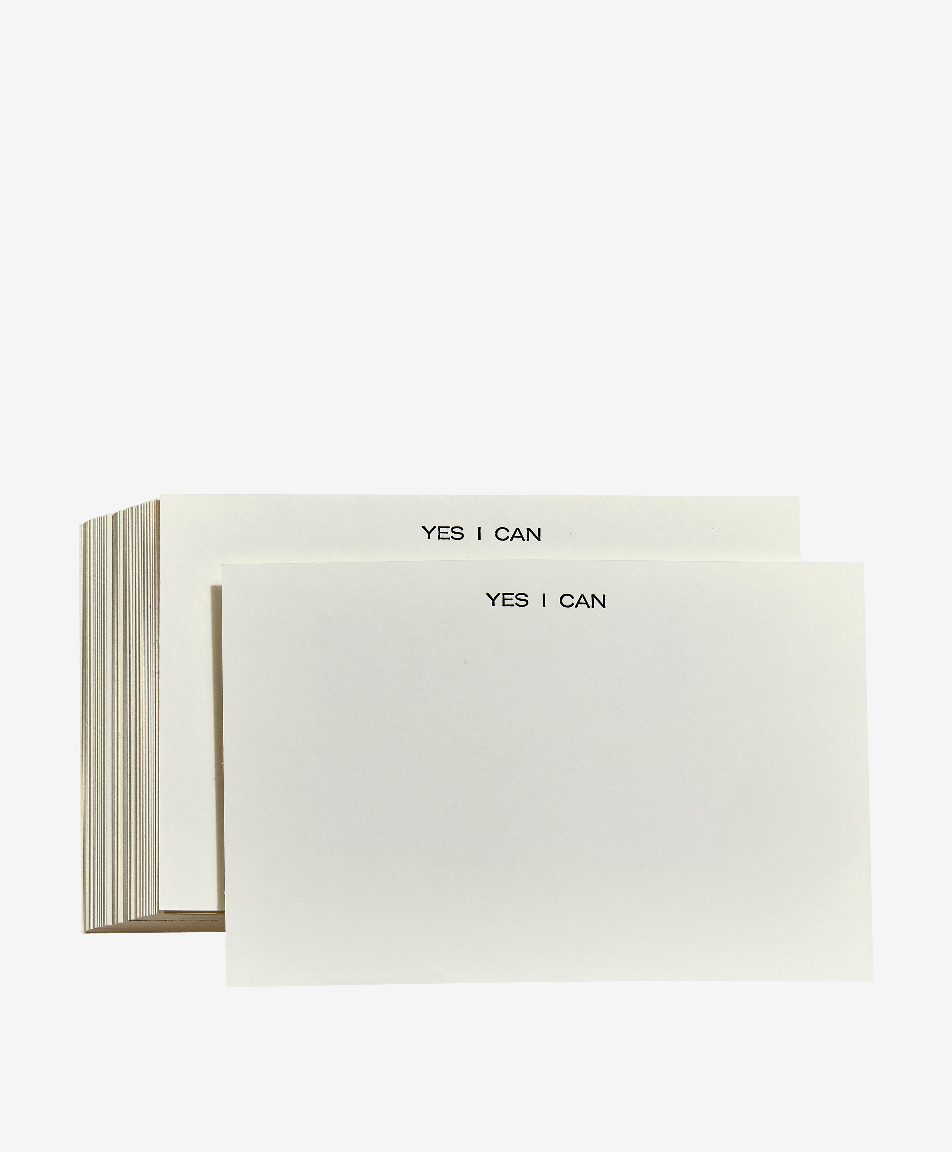 Letterpress Personalized Memo Tray Cards