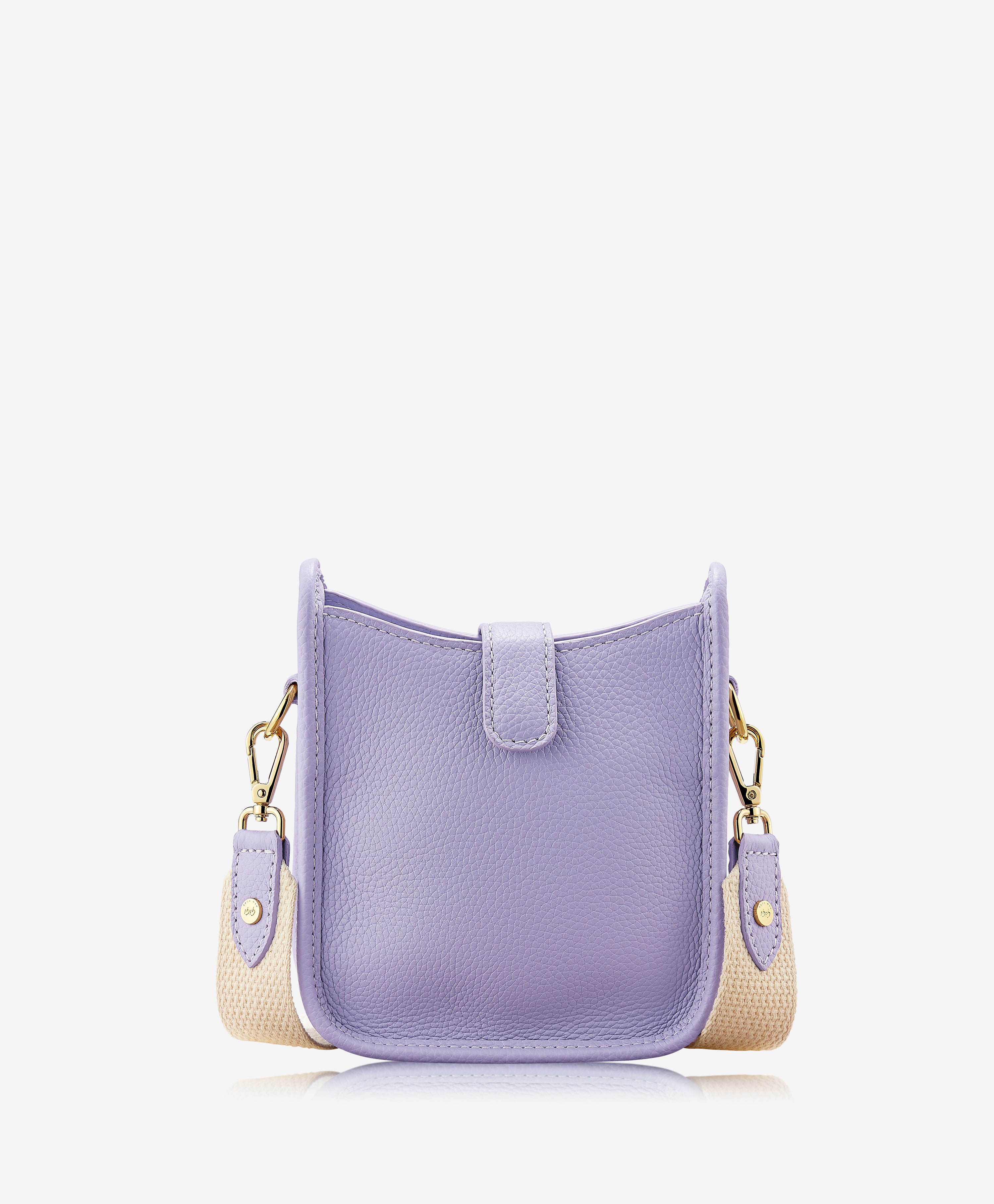 Ellie Crossbody |Lilac Pebble Grain Leather