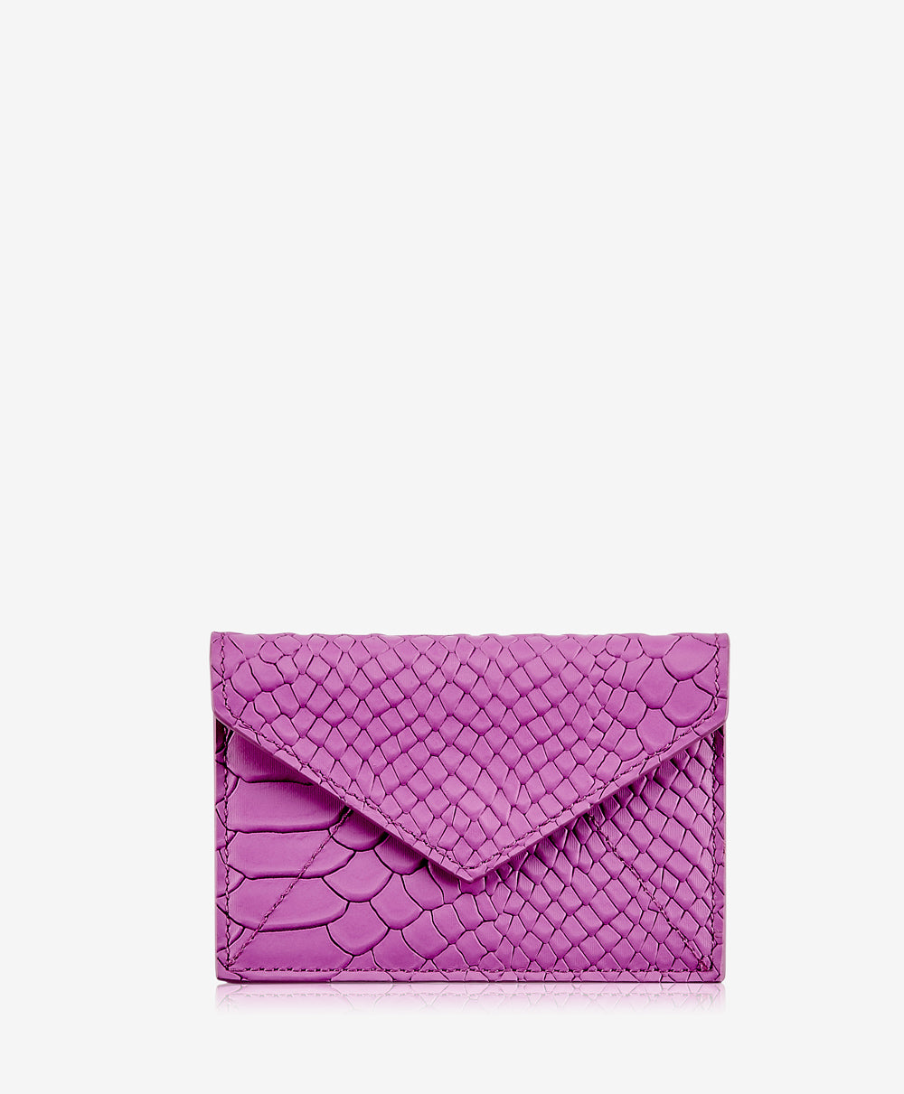 Gift Card with Personalized Leather Card Case