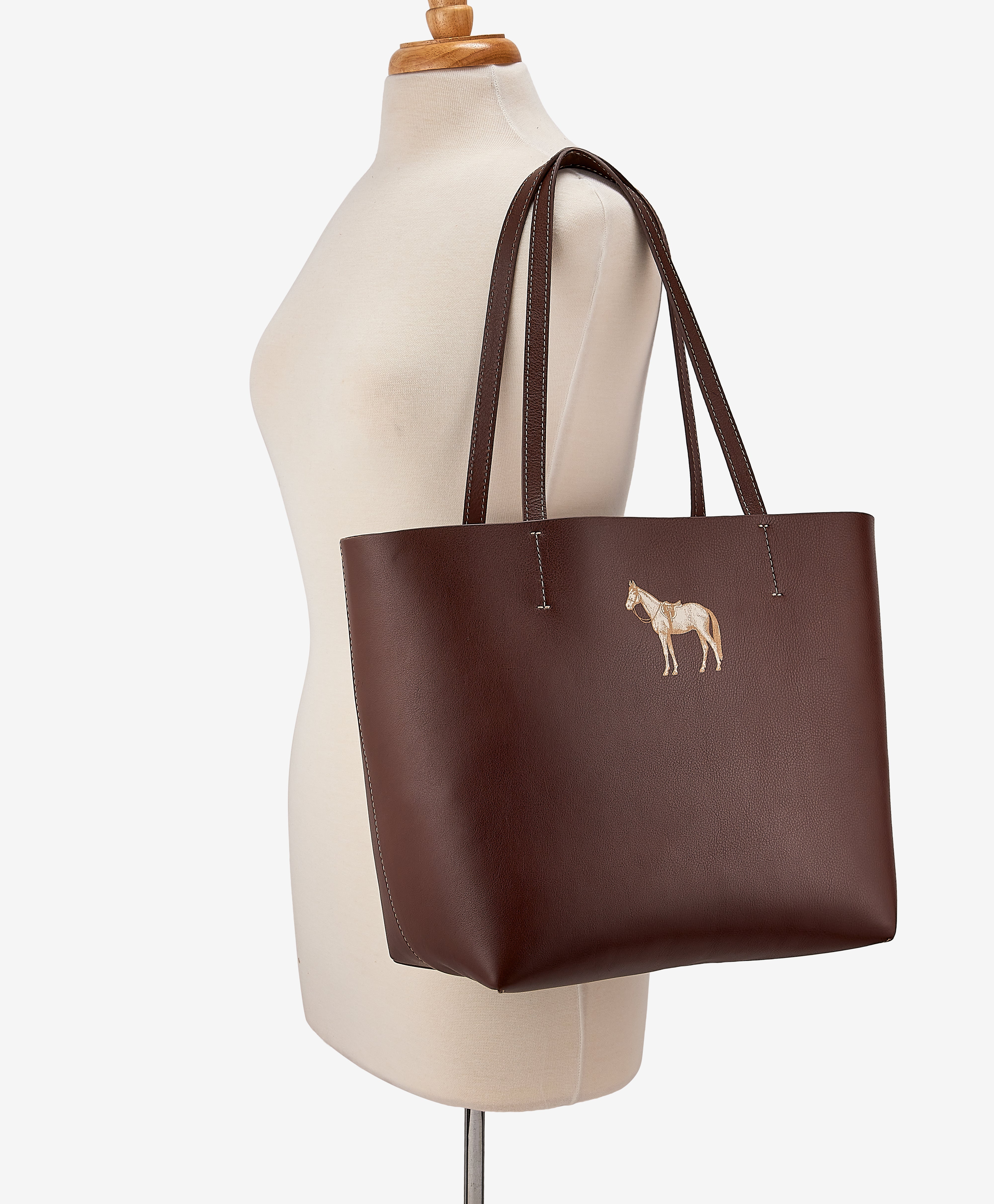 Hunter Horse Tote with Matching Wristlet