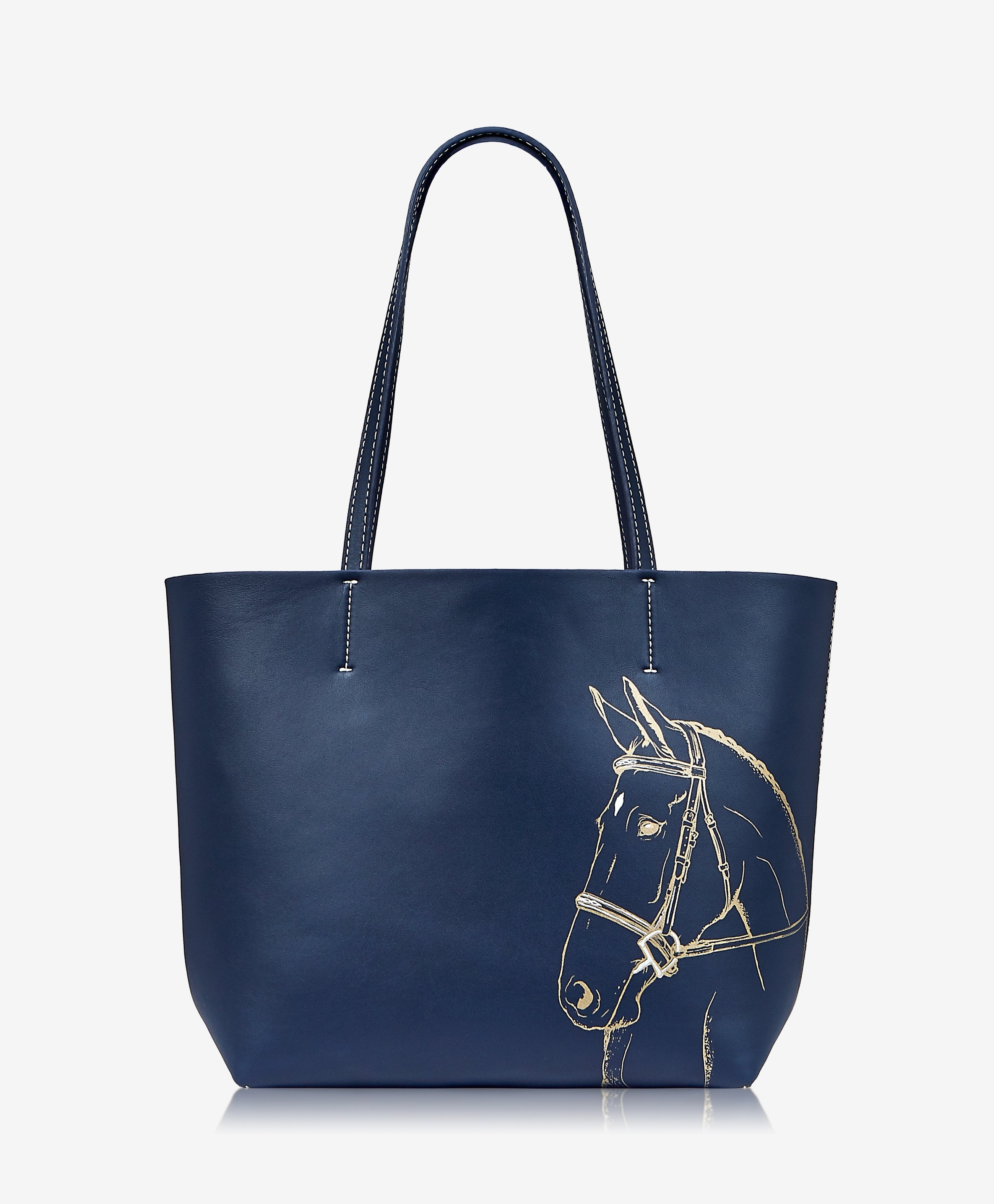 Hunter Horse Tote with Matching Wristlet