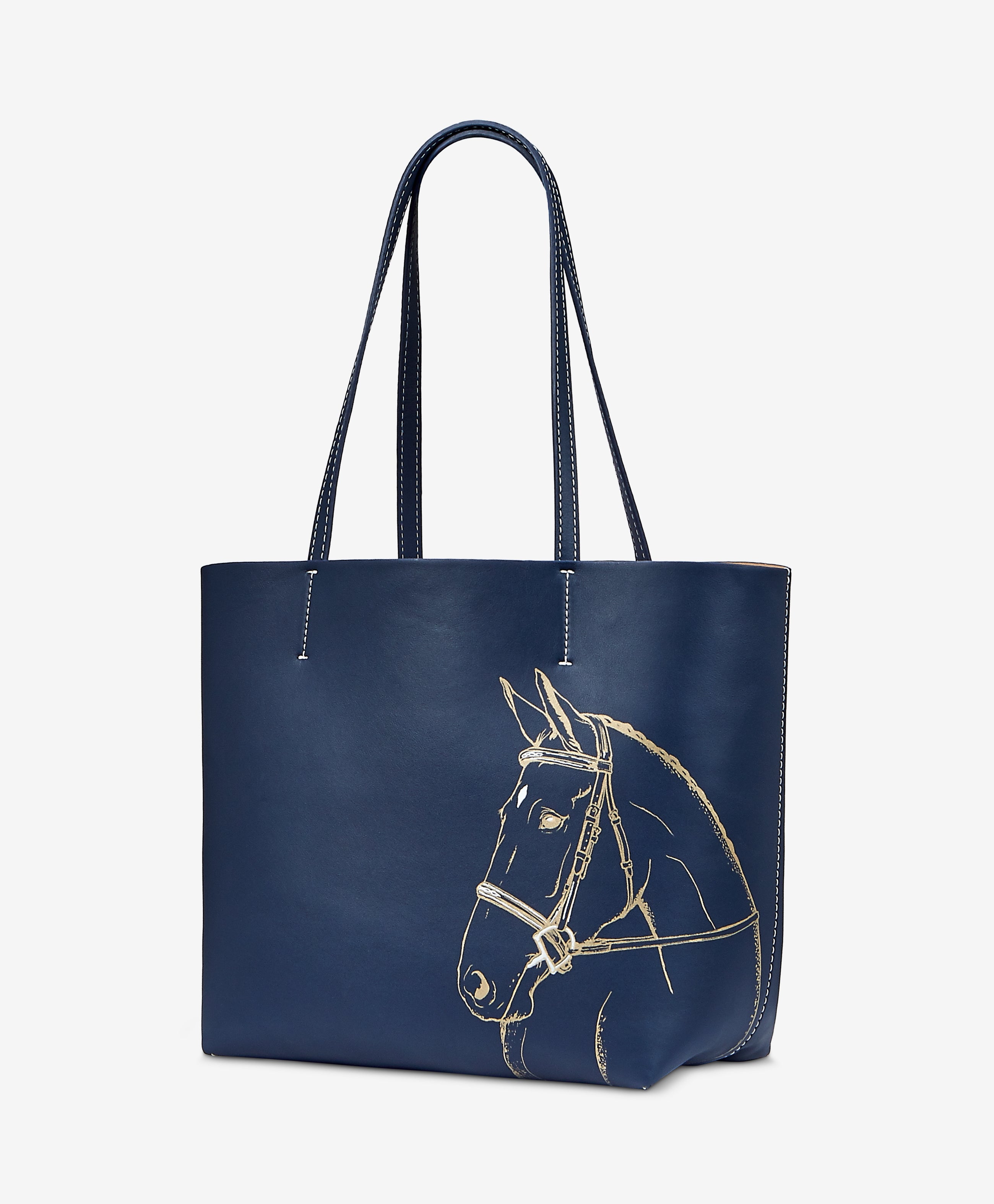 Hunter Horse Tote with Matching Wristlet
