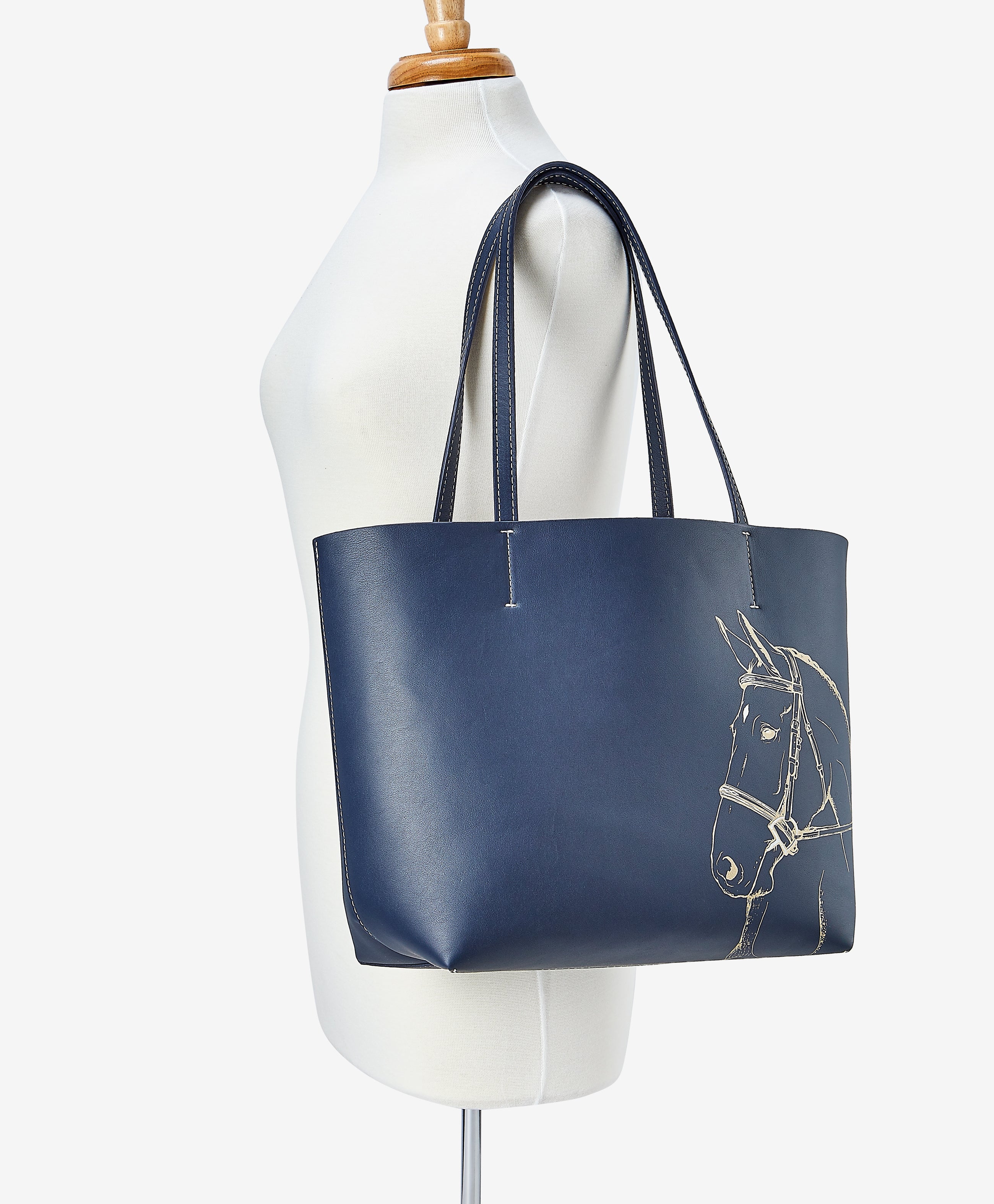 Hunter Horse Tote with Matching Wristlet