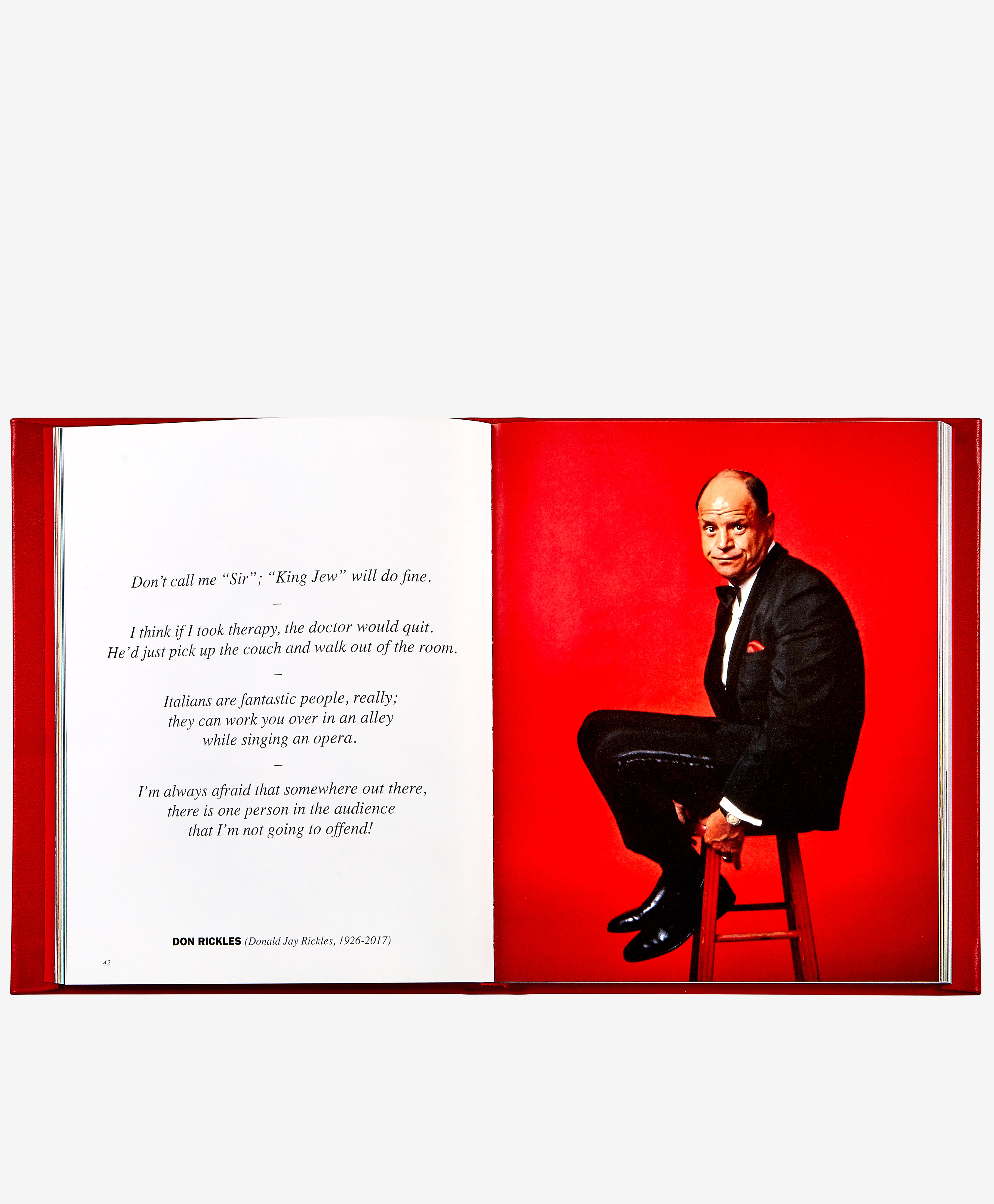 A Small Book of Jewish Comedians | Red Bonded Leather