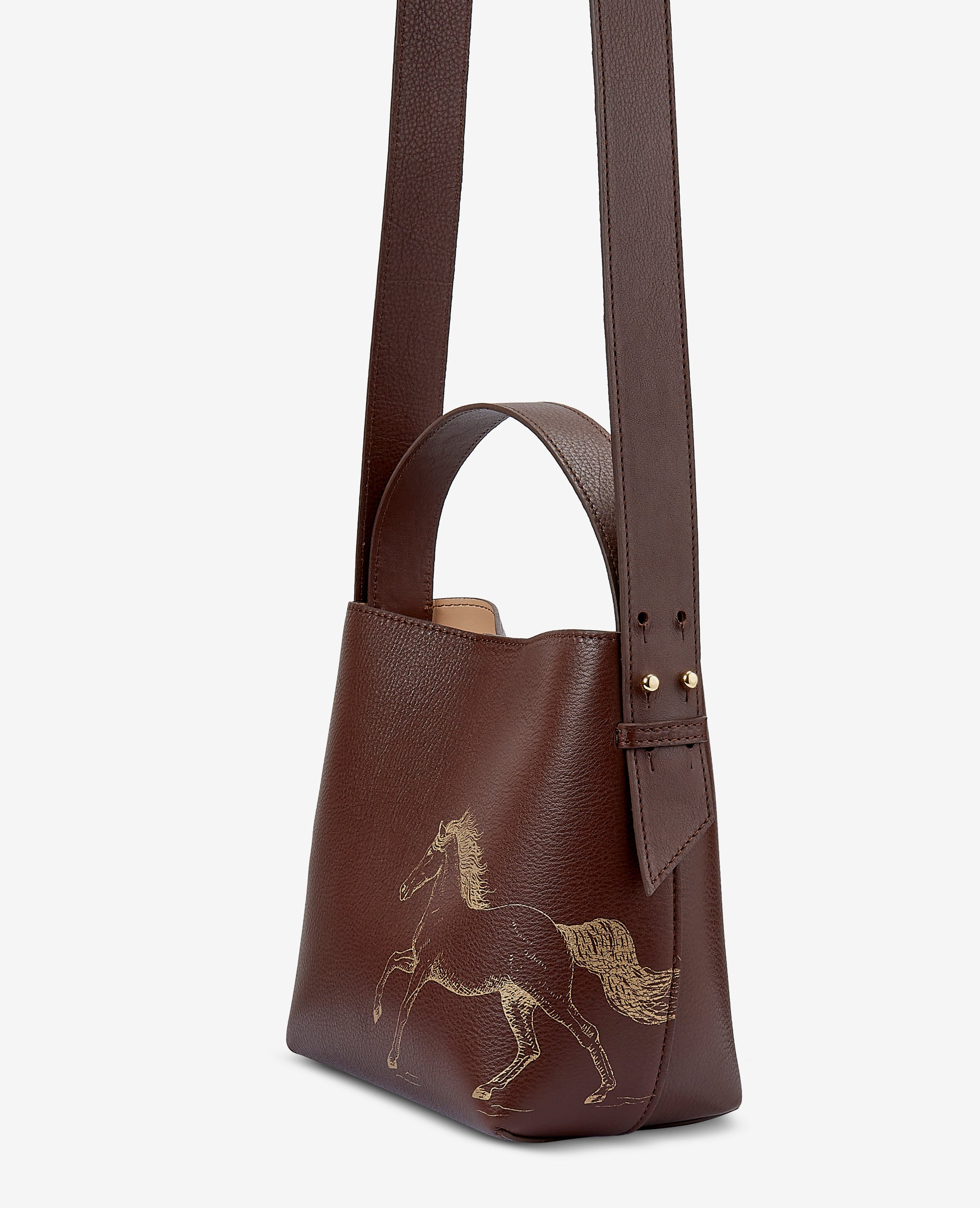 Graceful Horse Selena Bucket Bag