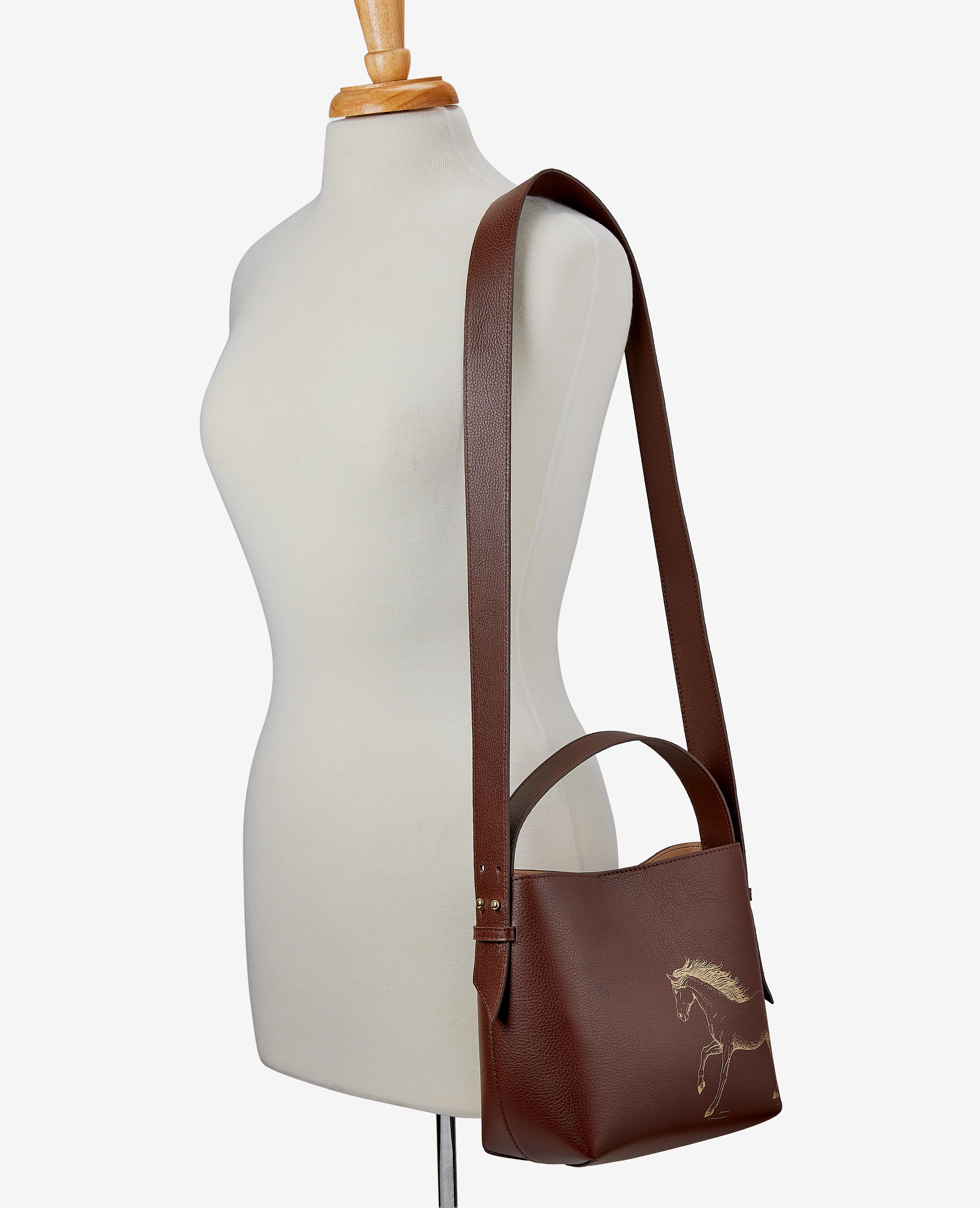Graceful Horse Selena Bucket Bag