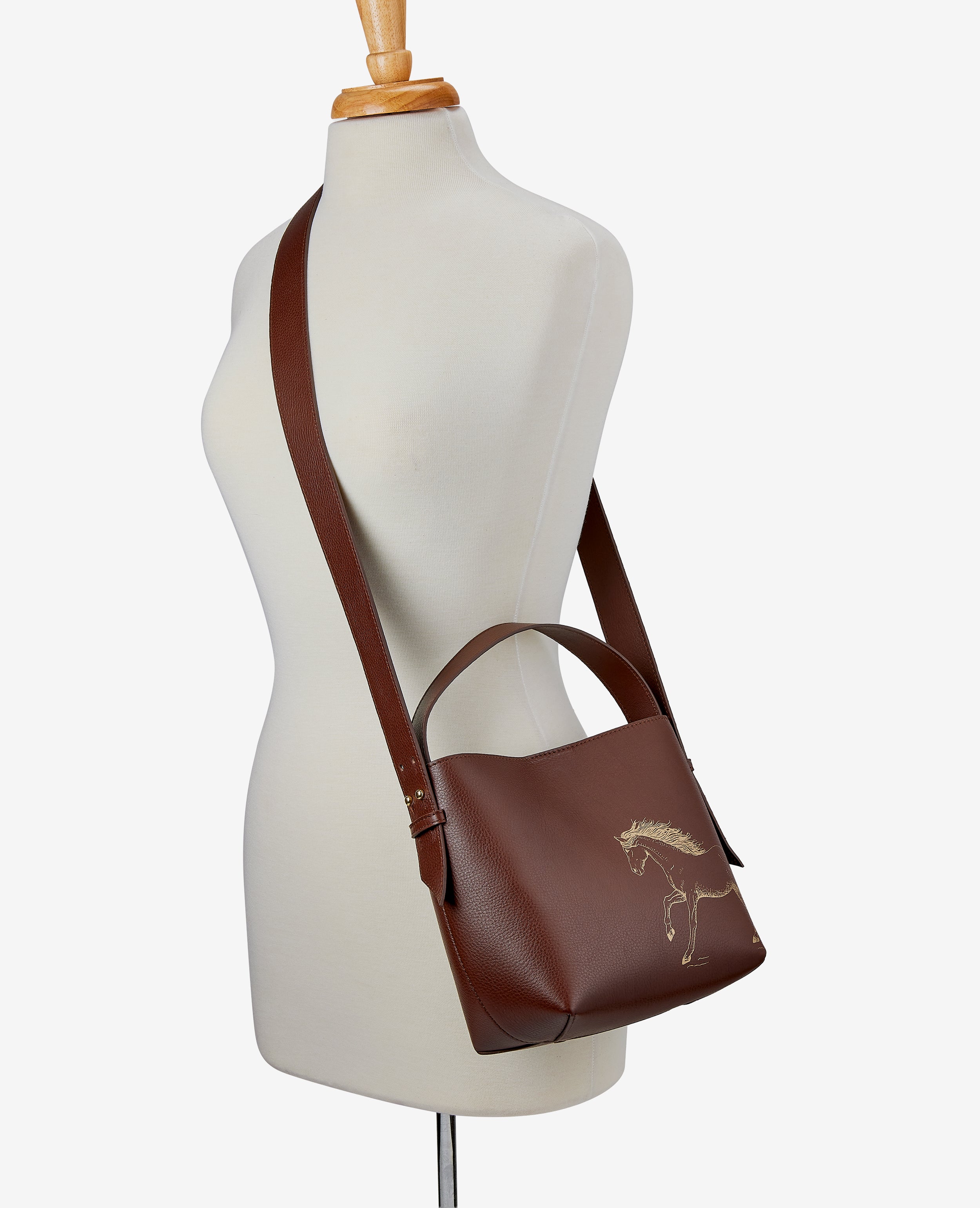 Graceful Horse Selena Bucket Bag