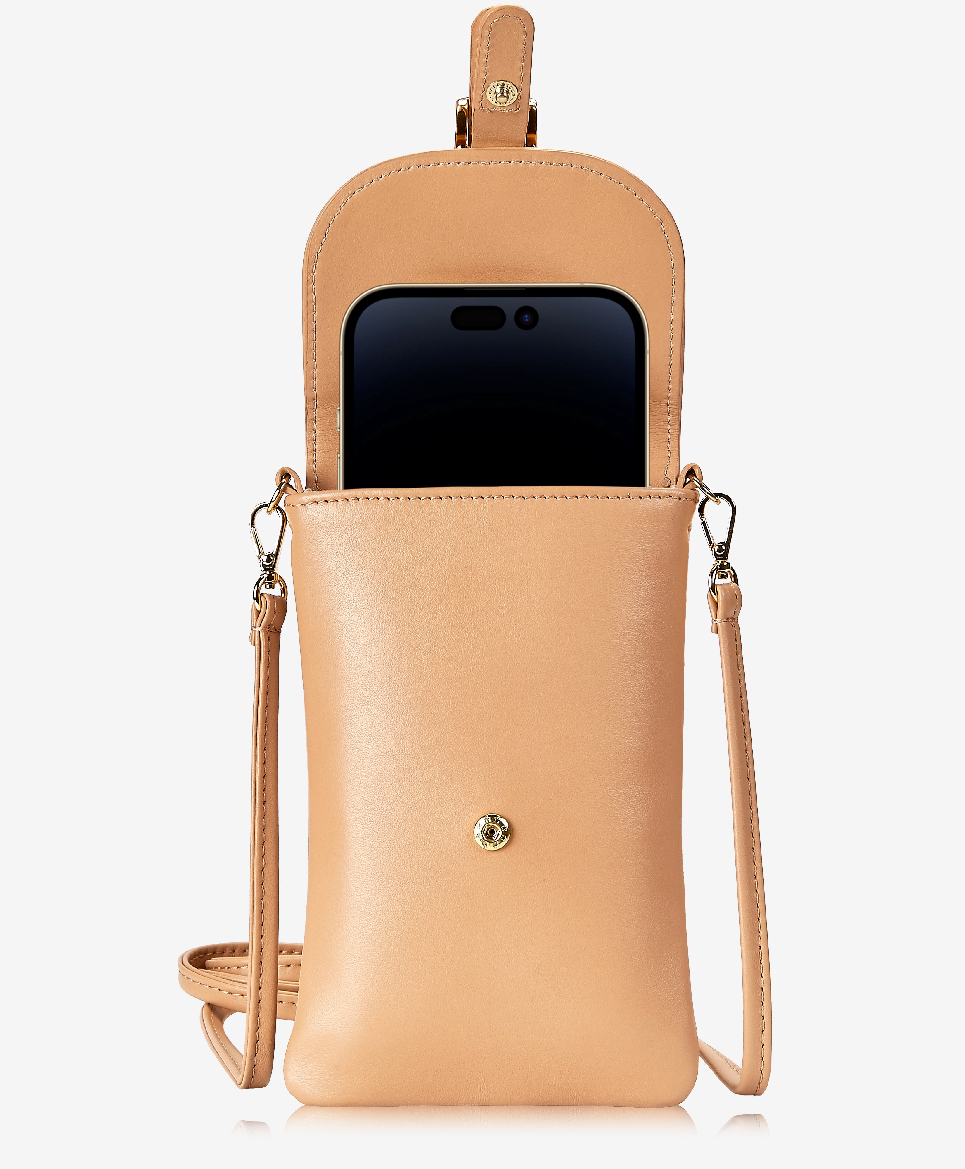 Italian Leather Phone Crossbody