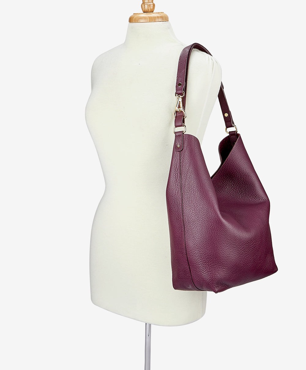 Addison small online pebbled leather backpack