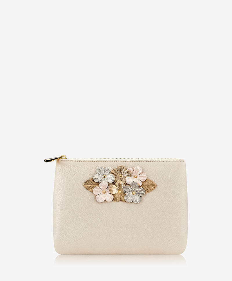 Elie Floral Applique Clutch