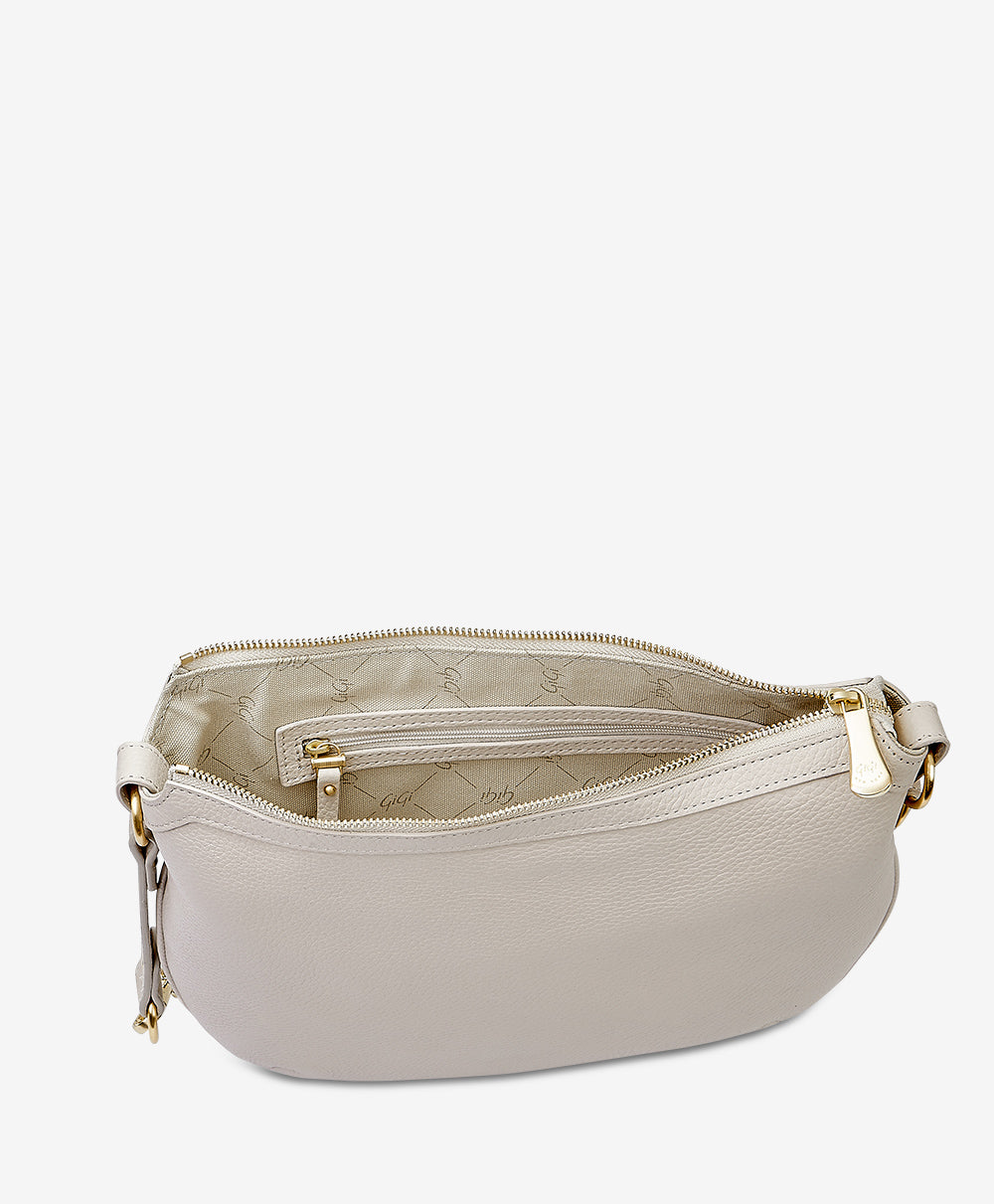 Stevie Shoulder Bag | Beechwood Pebble Grain Leather